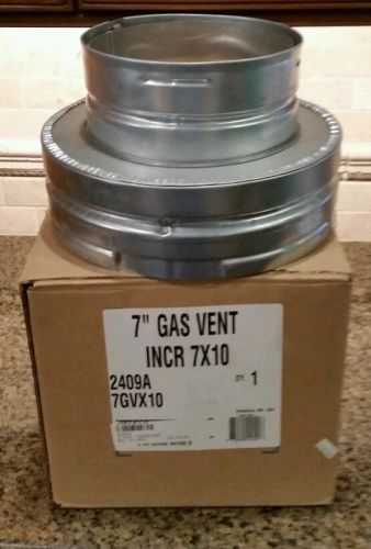 Simpson dura-vent round 7x10 double wall adapter chimney stove fireplace 7gvx10 for sale