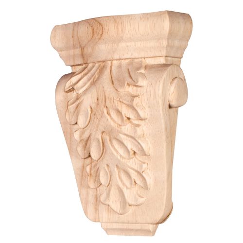 Corbel 3-5/8&#034; x 1-1/2&#034; x 5-1/2&#034;   Rubberwood