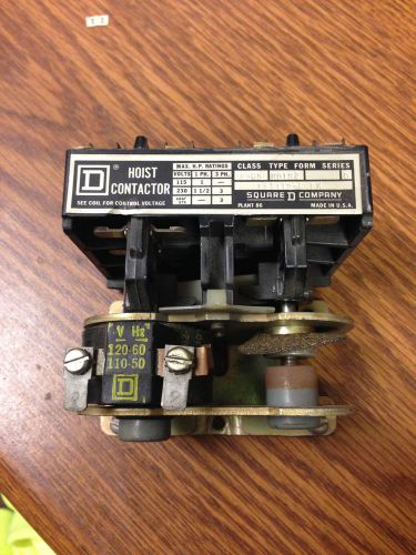 NEW SQUARE D HOIST CONTACTOR 120-60 110-50 131112-C FK