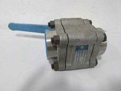 NEW NELES JAMESBURY 1 1/4 4C 3600 MT1 2250 STAINLESS 1-1/4IN BALL VALVE D311994