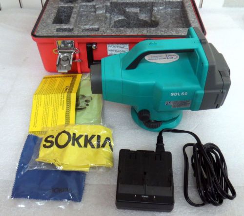 EXCELLENT  Sokkia SDL50 28X Digital Electric Auto Level Survey Equipment in Case