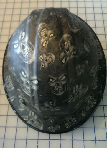 &#034;Hydrodipped Full Brim Skulls Pyramex Hardhat&#034;