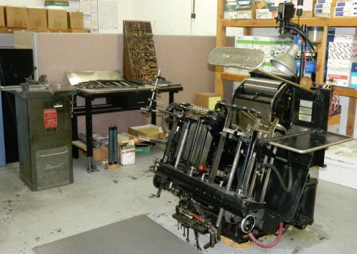 Complete Heidelberg Windmill Letterpress Center