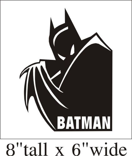 BATMAN Funny Car Truck Bumper Vinyl Sticker Decal Decor Art Gift - 1496