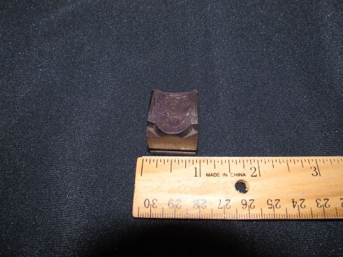 Antique Printing Block, Jesus Christ image on lead block