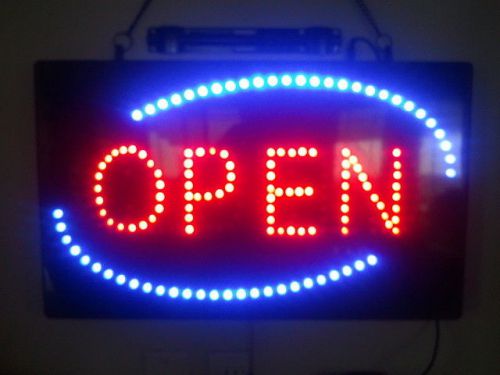 Open &amp; closed led signs store neon close business  red on/off for sale