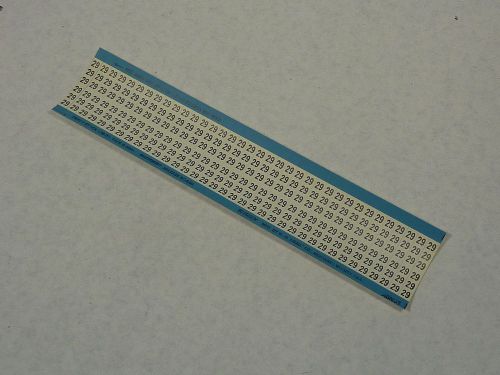 Brady WM-29 Legend 29 Wire Marker Label 100 Per Sheet ! NEW !