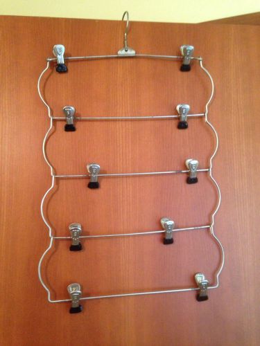 Vintage 5-level Vertical Clothes Display Rack Hanger For Pants Skirts Shorts