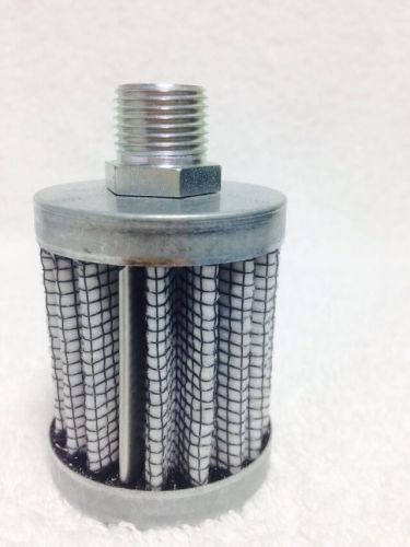 Compact Air Intake Filter, 3/8 NPT Make, 7 Max SCFM, 3&#034; Height, 1-3/4 Diameter