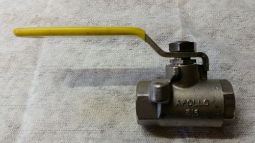 Apollo, 76-101-01, 1/4&#034; Stainless Steel Ball Valve New