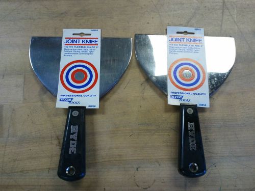 Hyde#02850 6&#034; joint knife (flexible blade) usa made lot of 2 new $11.95 for sale