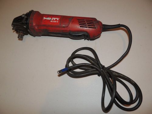 Hilti 5&#034; angle grinder hg 500-d  repair parts as is    germany for sale