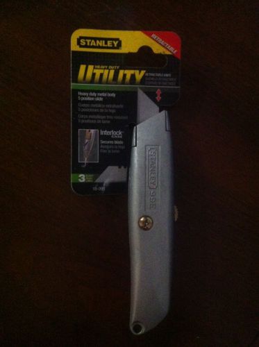 Stanley Classic 99-E Retractable Heavy Duty Utility Knife 10-099 New
