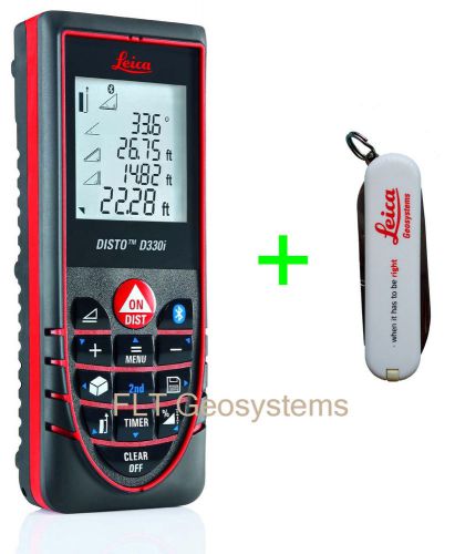 Leica Disto D330i Laser Distance Meter w/ FREE Original Swiss Army Penknife