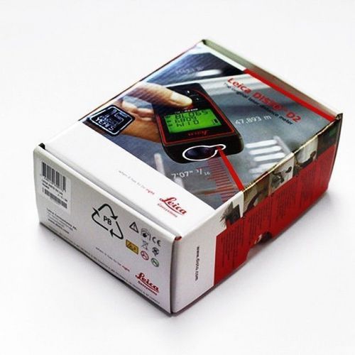 New LEICA DISTO D2 60m Handheld Laser Distance Measurer Meter + Free Shipping