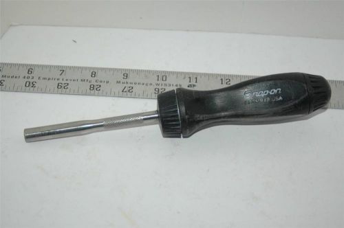 Snap On Ratcheting Screwdriver Black SSDMR4B Aviation Tool Automotive