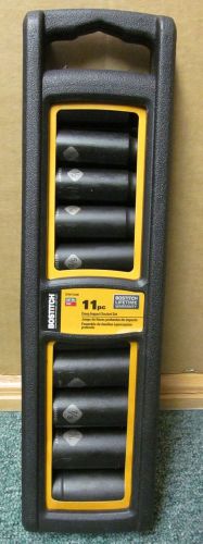 Bostitch BTMT72389 Deep Impact Socket Set 1/2&#034; Dr MM....New!