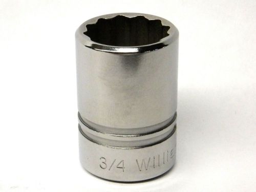 Williams 1/2&#034; Drive 3/4&#034; 12-point Shallow Socket ST-1224