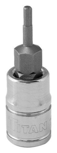 Titan 15602 2 mm 1/4&#034; Drive Hex Bit Socket