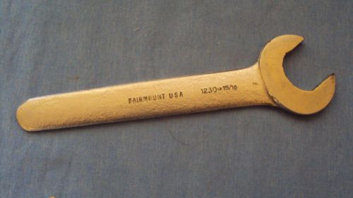 Fairmount USA Wrench  15/16&#034; # 1230  offset Thin tool machinist, aircraft, Lathe