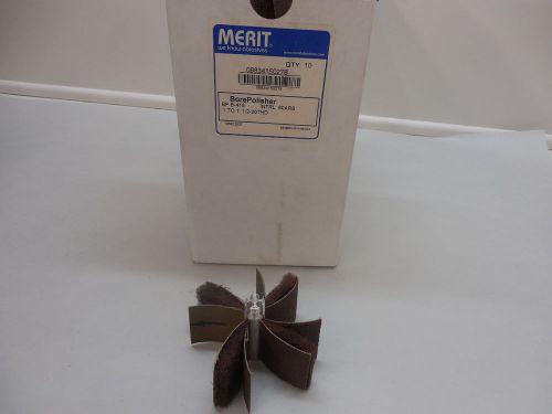 10 Merit 08834150278 Bore Polisher B-415 Internal  60 grit 1 to 1-1/2-20 thread