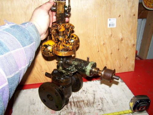 Old 1 1/4&#034; waters steam engine tractor governor hit miss gas magneto oiler nice for sale