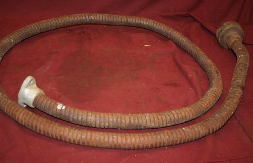 Maytag Gas Engine Motor Model 72 Twin Exhaust Muffler &amp; Hose Hit &amp; Miss #2