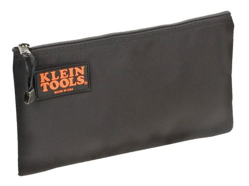 Klein tools 5139b black cordura zipper bag 7 x 12.5 inches for sale