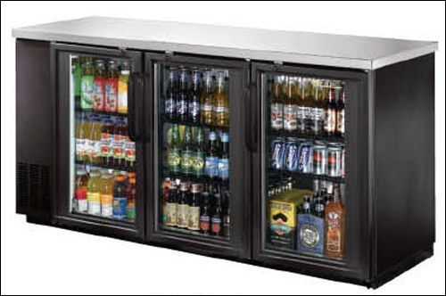 Natural Cooler UBB24-72G - 72&#034; Back Bar Cooler w/ Glass Doors - 18 Mo. Wrnty.