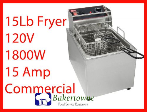 CECILWARE EL15 Commercial Electric DEEP FRYER 120V 15LB