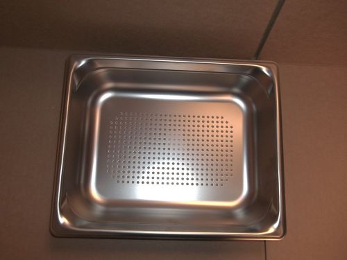 Vollrath 90223 Super Pan 3 Half Size Perforated Food Pan, 2.5&#034; Deep, 65mm