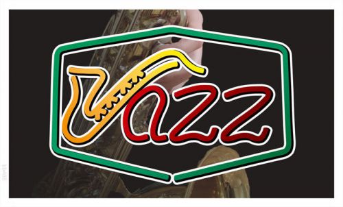 Bb468 jazz live music bar banner shop sign for sale