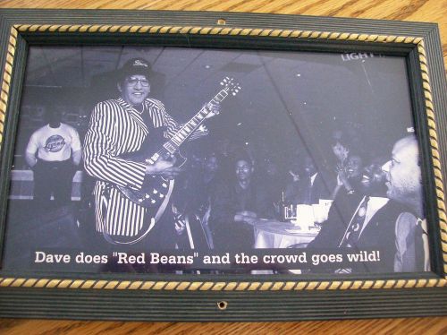 Famous Dave&#039;s Bar B Que Framed Photo - 11 1/2&#034; X 7 1/2&#034;