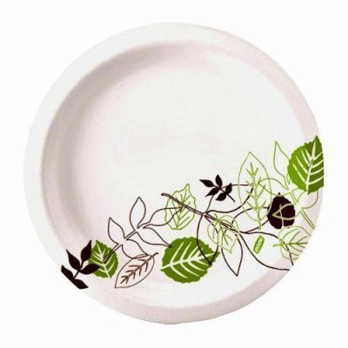 Dixie Pathways Mediumweight 8-3/4&#034; Paper Plates, 500 Plates (DIX UX9WS)