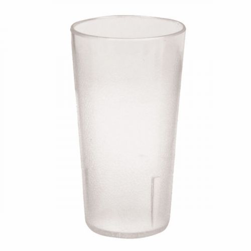 16 oz. Clear Plastic Tumbler Drinking Cup Scratch Resistant- 12 Piieces Included