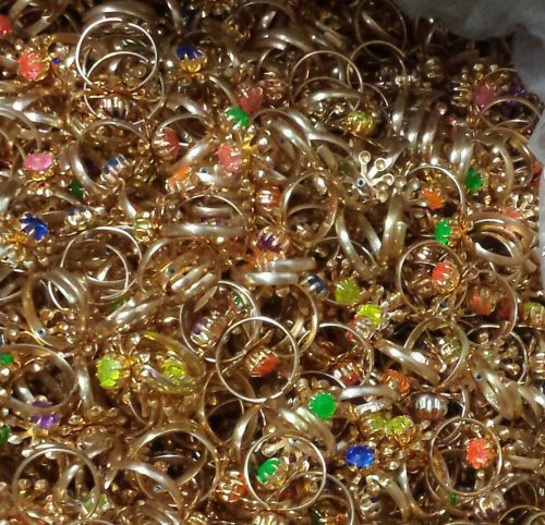 300X GEM Girl RINGS BULK VENDING TOYS PARTY FAVORS BIRTHDAY PARTY (NO CAPSULE)