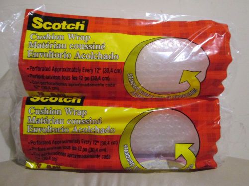 Lot of 2 rolls for sales - 3m scotch cushion bubble wrap (12 in x 10 ft) 10 sq.f for sale