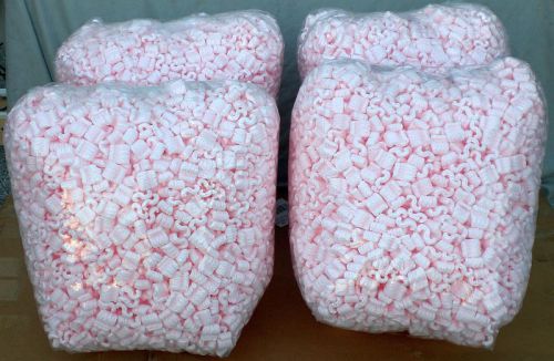 14 cu ft Pink Packing Peanuts Anti Static Popcorn New Clean Fast Ship