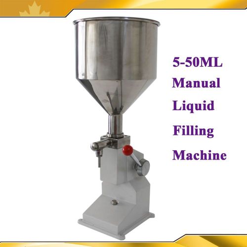 Liquid Cream Filling Machine 5-50ML Filler Cream Shampoo Cosmetic Packing Manual