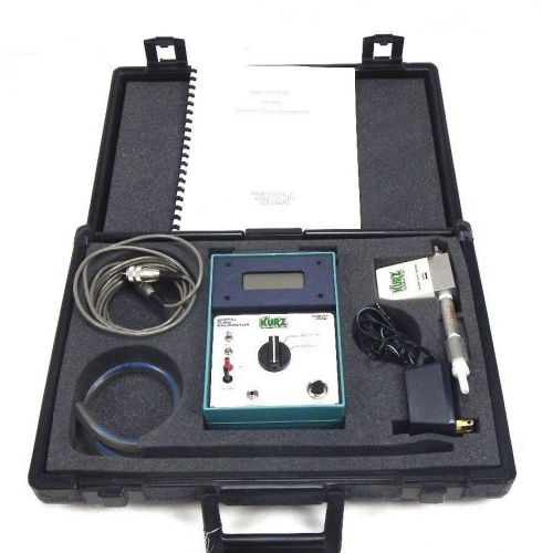 Kurz 1540 Flow Calibrator Dual Range Digital Flow Calibrator Used