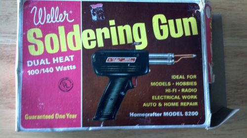 Old weller soldering gun, dual heat model 8200n vintage original box for sale