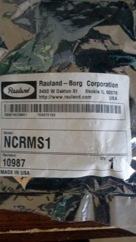 Rauland-Borg NCRMS1 Single Relay Isolation Module Rev 10987
