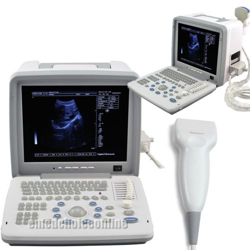 12.1 inch Full Digital Portable Ultrasound Scanner +Linear Probe External 3D2015