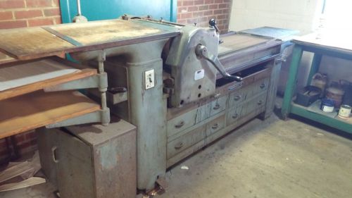 Vandercook 219 Proof Press w/ block leveler and type high guage - 1953 vintage