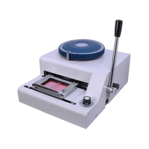 70-Character Manual PVC Card Embosser Credit ID VIP Embossing Machine Stamping