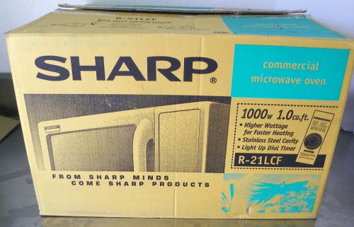 NEW SHARP MEDIUM DUTY COMMERCIAL MICROWAVE OVEN R21LCF 120 VOLT 1000 WATTS