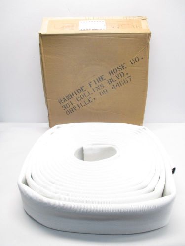 NEW RAWHIDE FIRE HOSE 250PSI 3IN X 50FT WHITE FIRE HOSE D485172