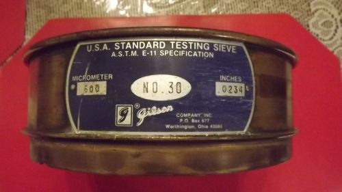 U.S.A. Standard Testing Sieve # 30 Brass