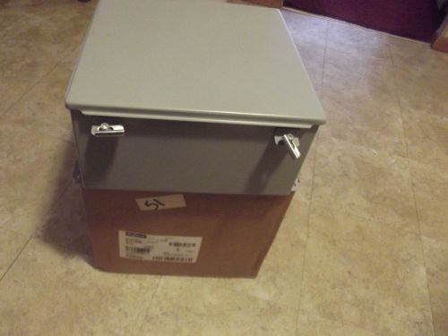 PAIR HOFFMAN JIC BOX ENCLOSURE CAT#A-1212CH 12X12X6 *NEW*