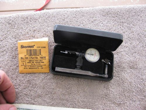 Starrett 711 .001 Last Word dial test dial indicator  machinist toolmaker tools